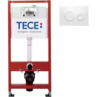 Комплект инсталляции TECE 9300000, h=112 см + Кнопка смыва TECEloop